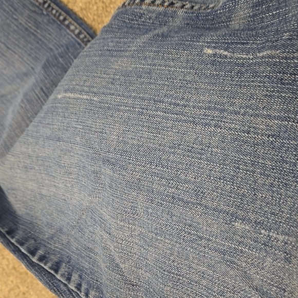 Paris Blues Jeans Womens Size 17 Light Blue Distressed Flare Leg - Picture 10 of 14